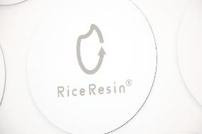 Rice Resin signboard and logo